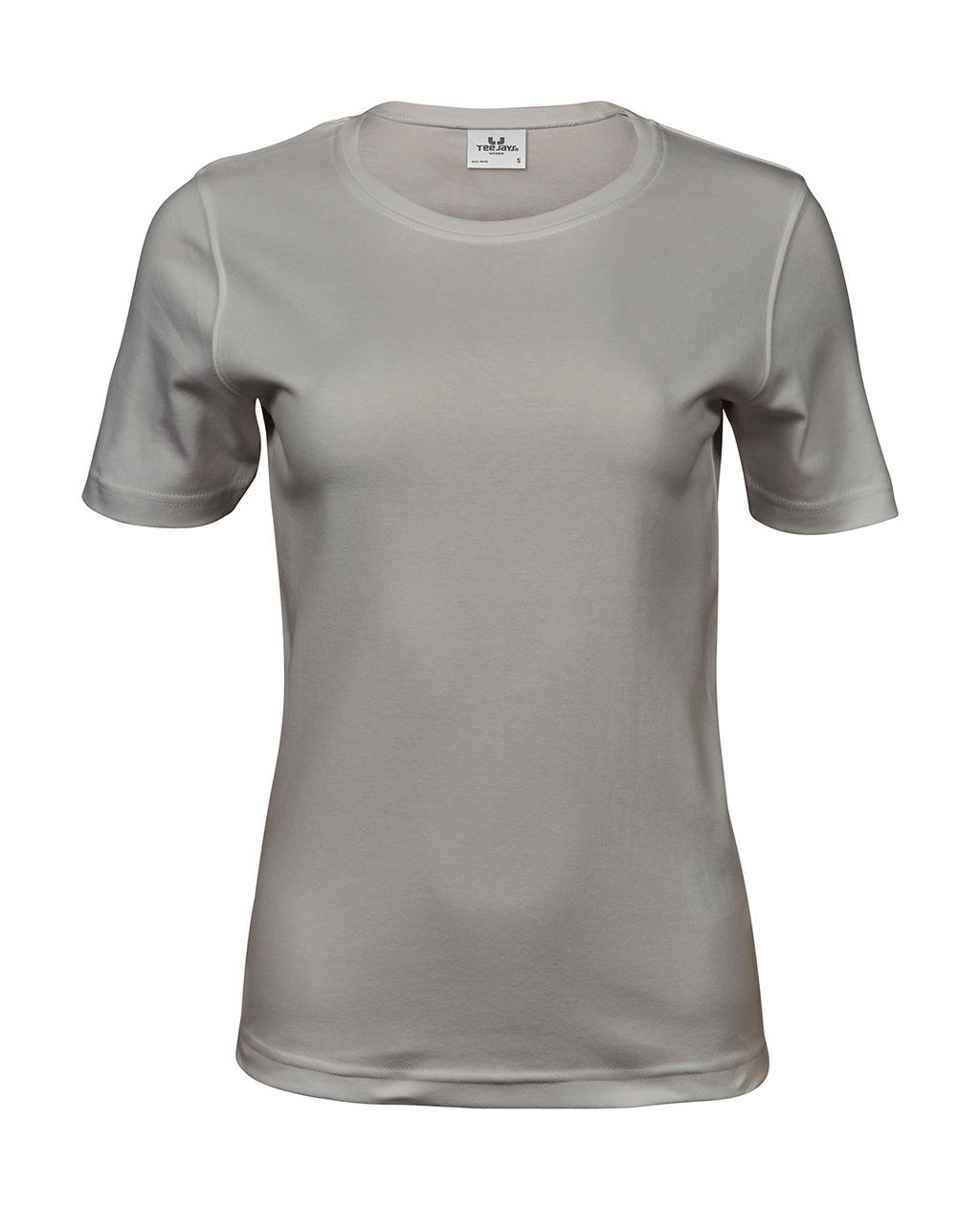  Ladies Interlock T-Shirt in Farbe Stone