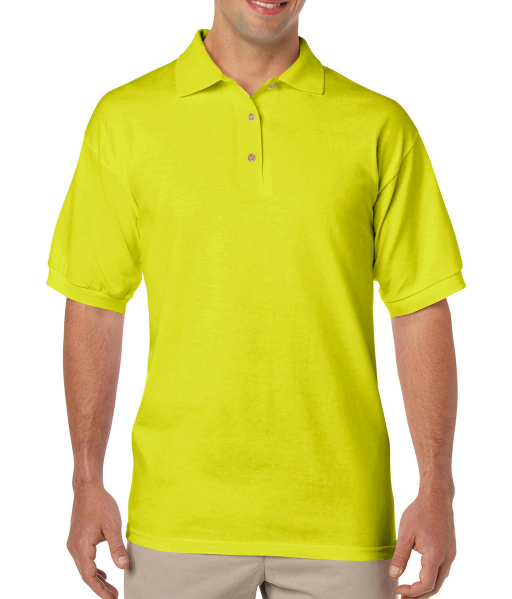  DryBlend Adult Jersey Polo in Farbe Safety Green
