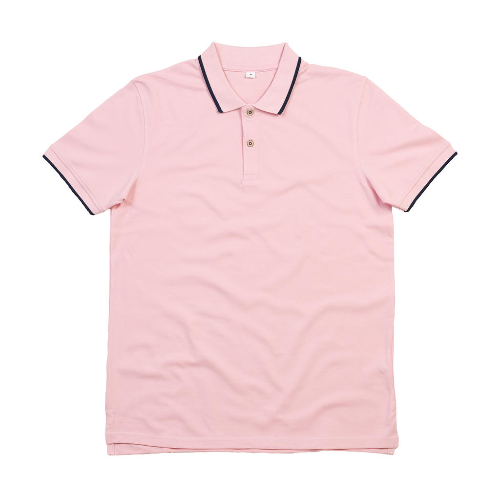  The Tipped Polo in Farbe Pink/Navy