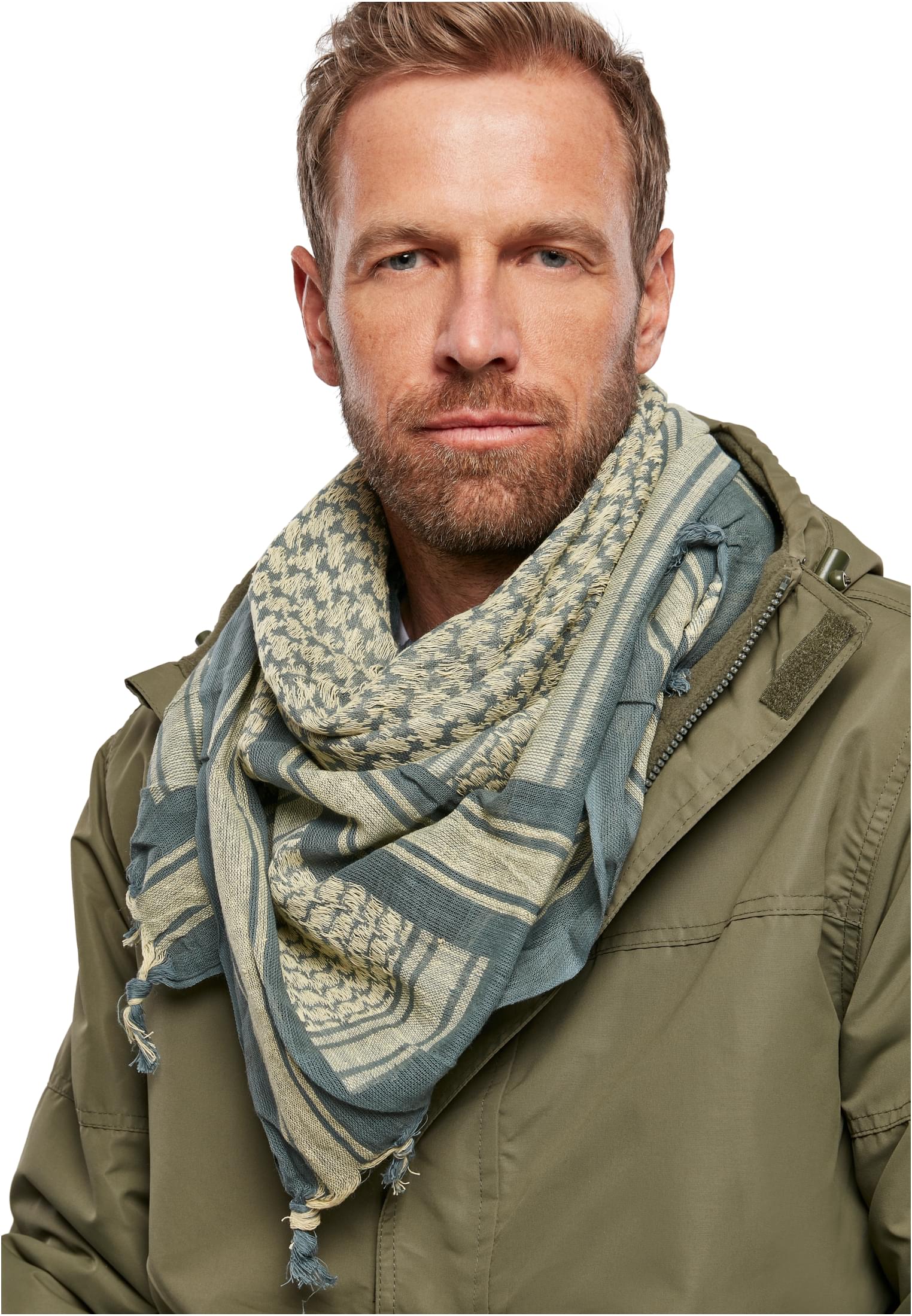 Accessoires Shemag Scarf in Farbe petrol/khaki