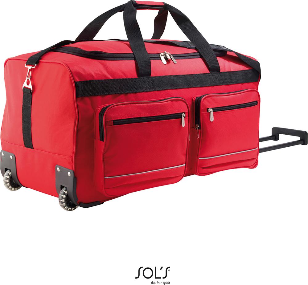 Taschen Voyager Reisetasche Aus Polyester 600d in Farbe red