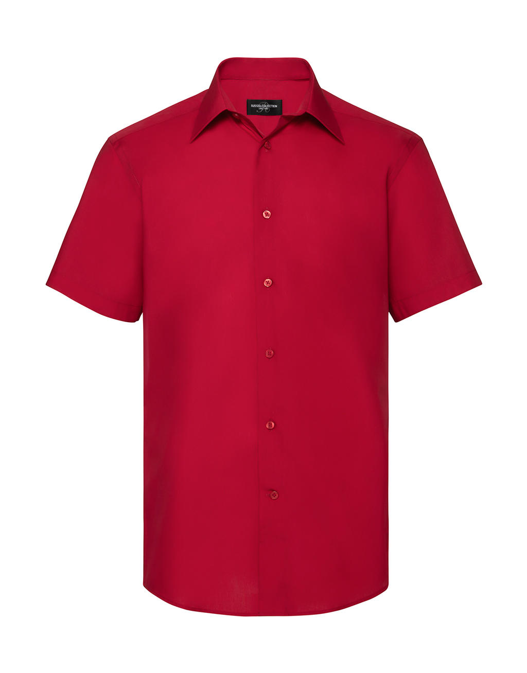  Tailored Poplin Shirt in Farbe Classic Red