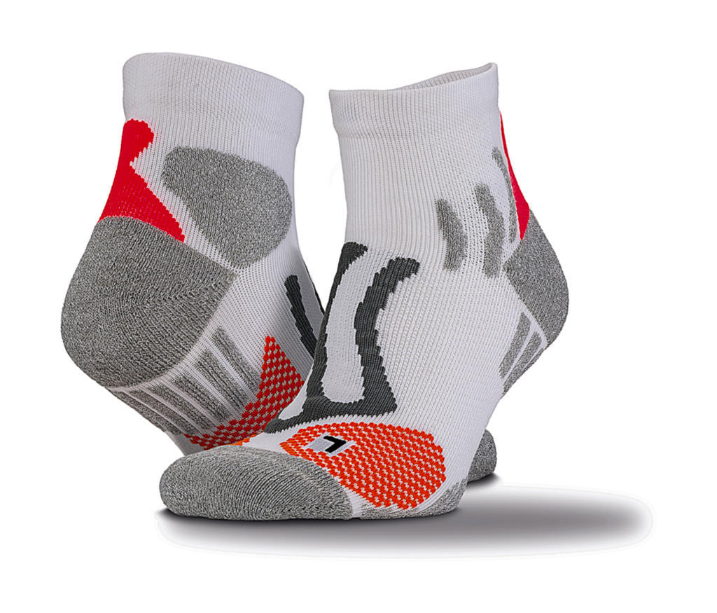  Technical Compression Sports Socks in Farbe White