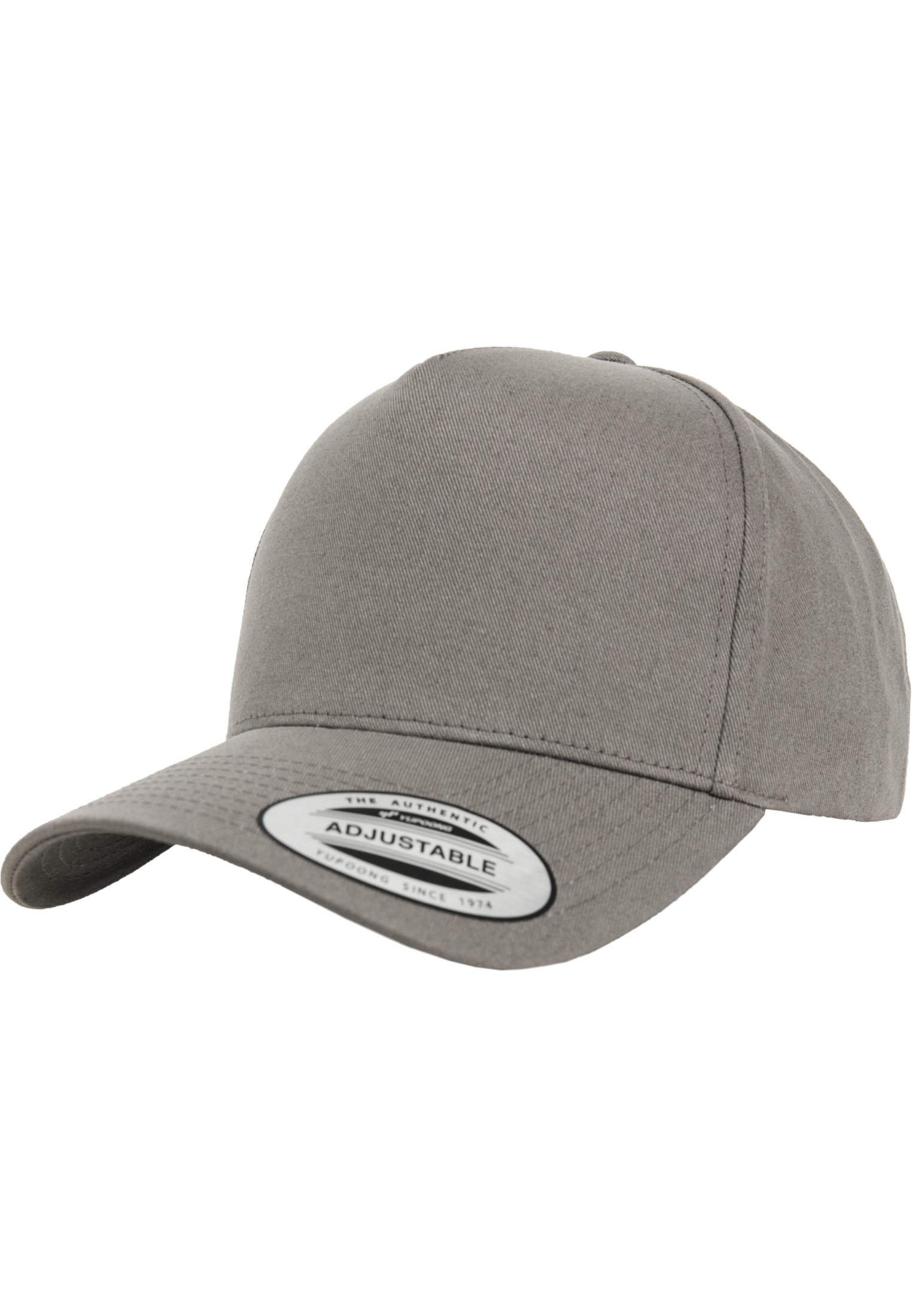 Snapback 5-Panel Curved Classic Snapback in Farbe grey