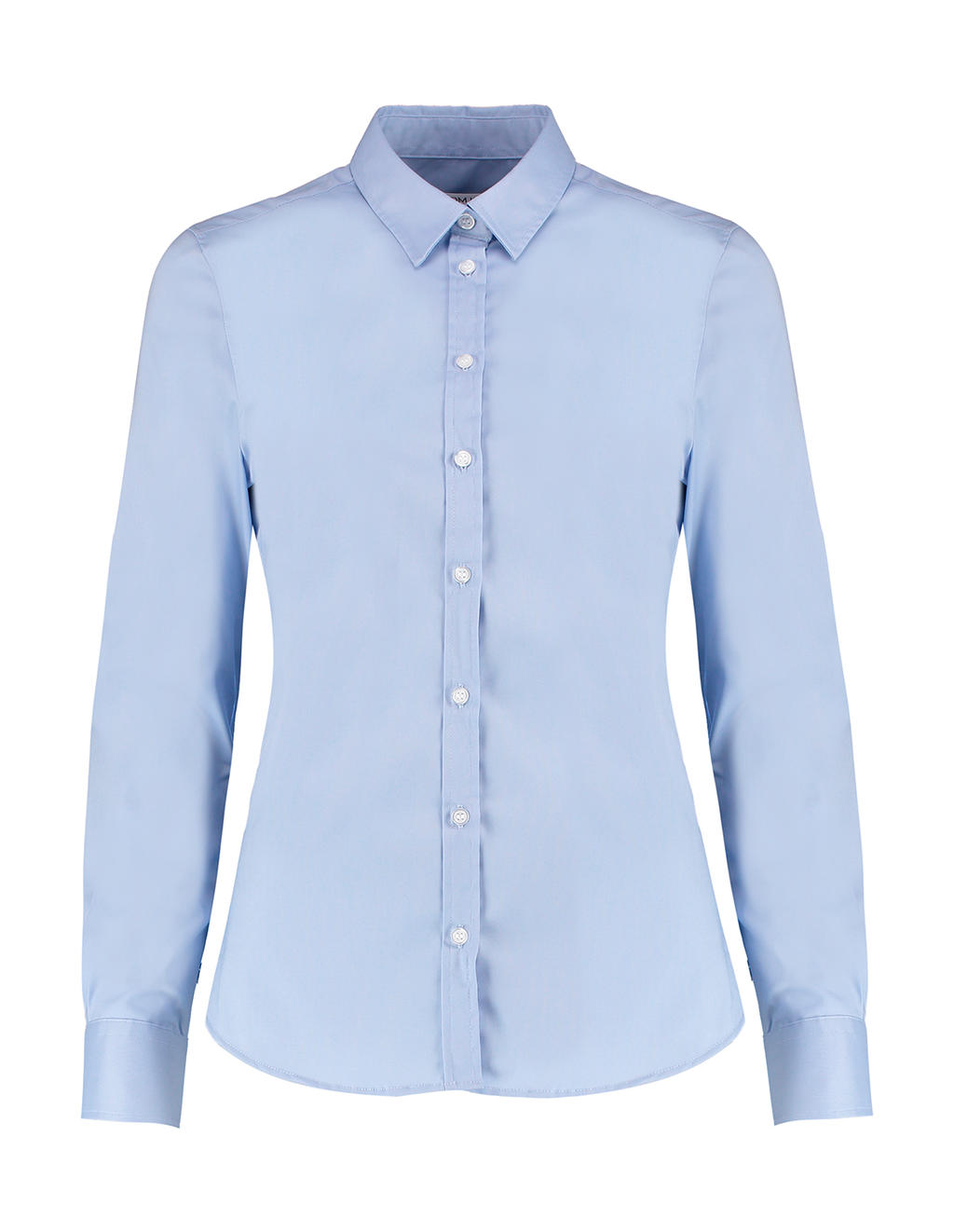  Womens Tailored Fit Stretch Oxford Shirt LS in Farbe Light Blue