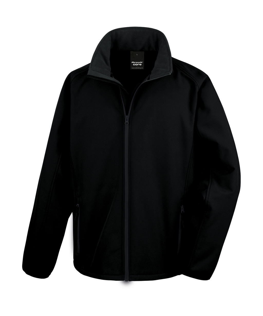  Printable Softshell Jacket in Farbe Black/Black