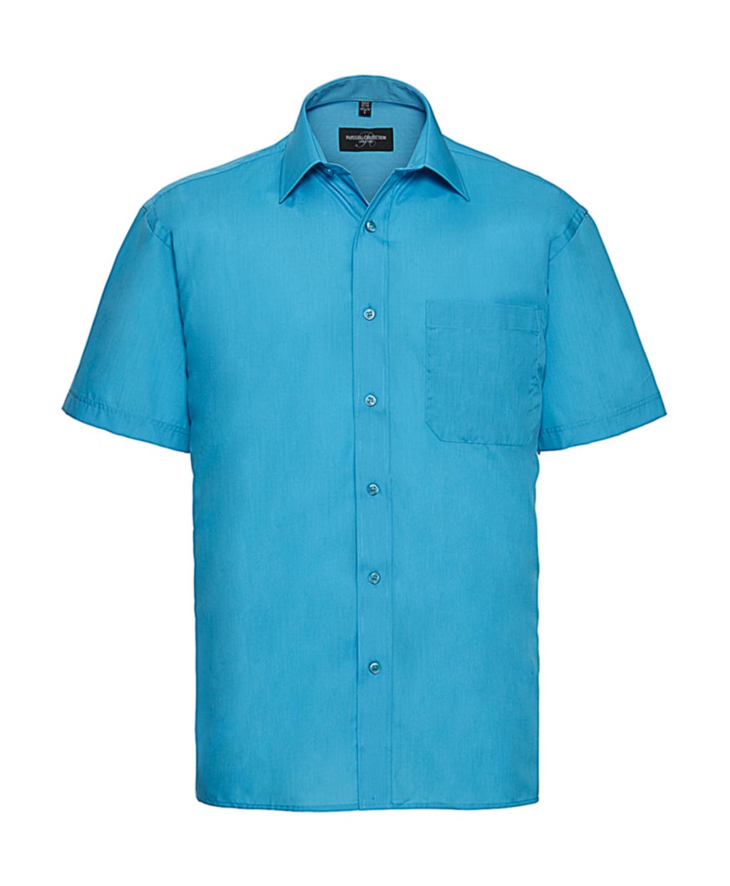  Poplin Shirt in Farbe Turquoise