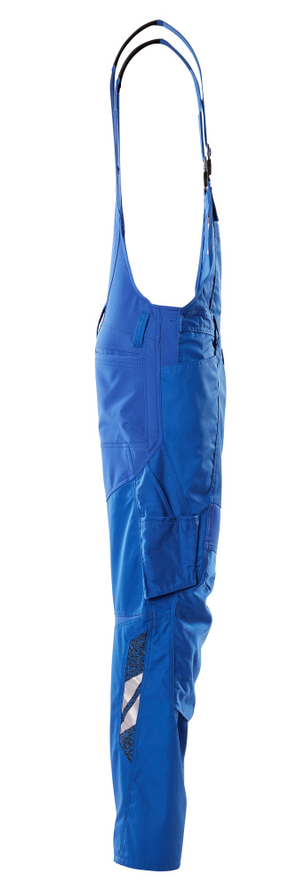 Latzhose mit Knietaschen ACCELERATE Latzhose mit Knietaschen in Farbe Azurblau