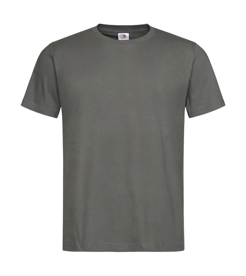  Classic-T Organic Unisex Crew Neck in Farbe Real Grey