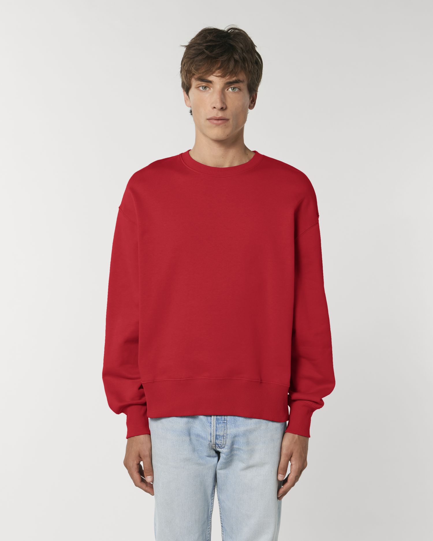 Crew neck sweatshirts Radder in Farbe Red