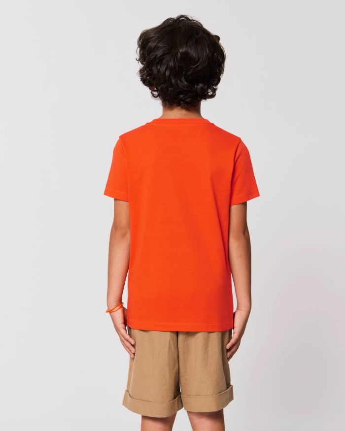 Kids T-Shirt Mini Creator in Farbe Tangerine