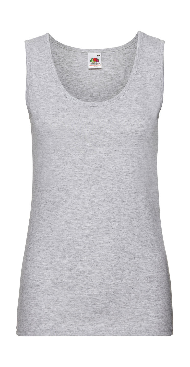  Ladies Valueweight Vest in Farbe Heather Grey