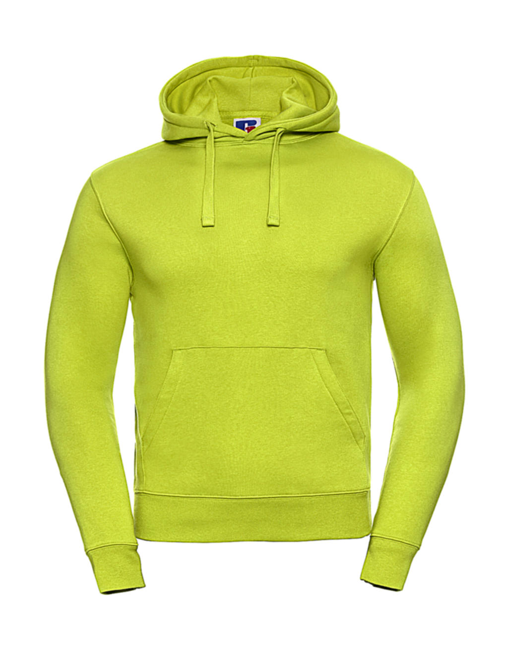  Mens Authentic Hooded Sweat in Farbe Lime