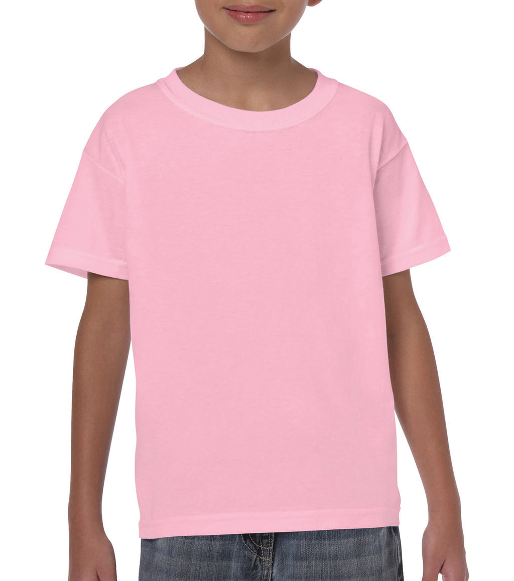  Heavy Cotton Youth T-Shirt in Farbe Light Pink
