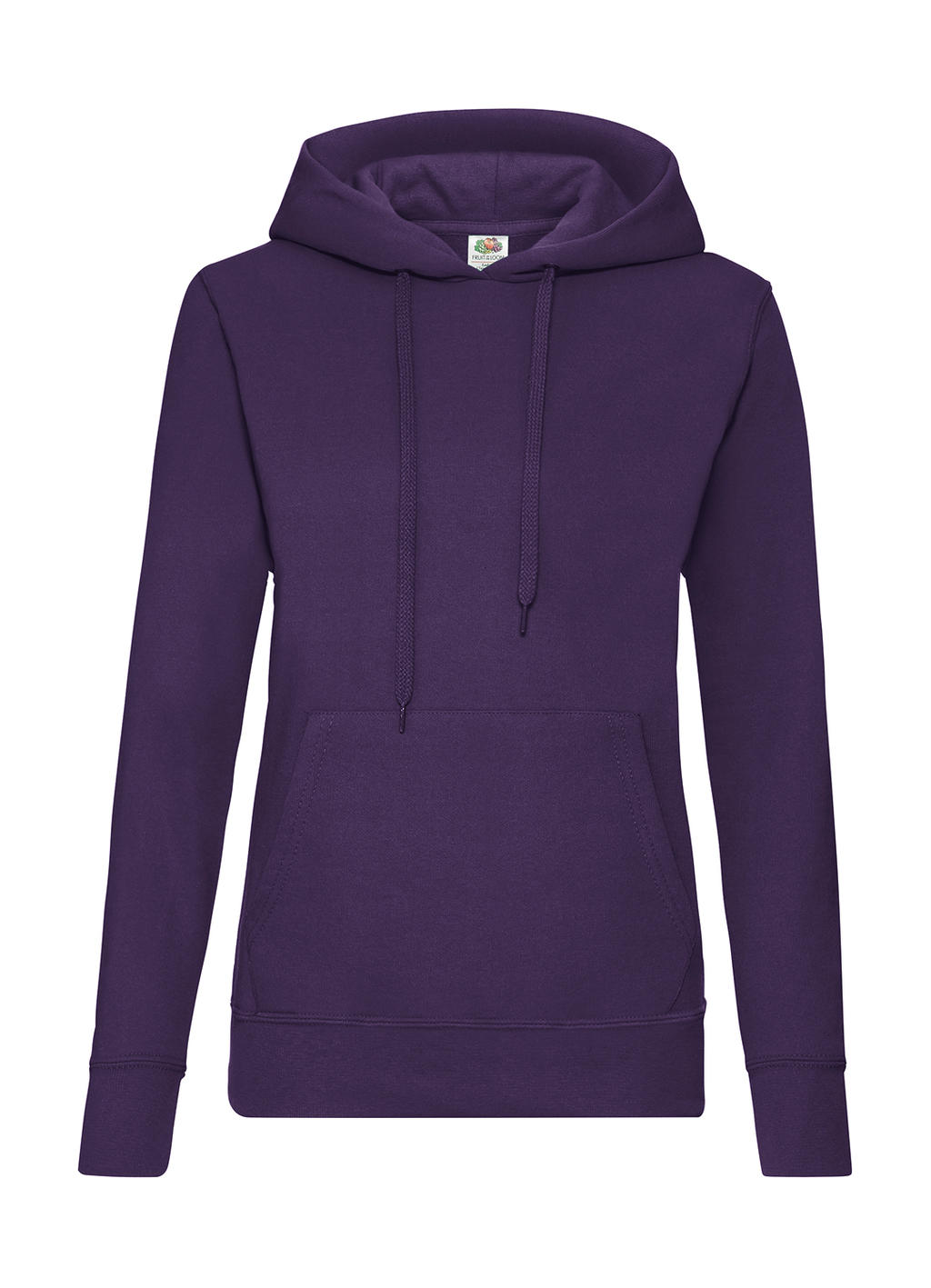  Ladies Classic Hooded Sweat in Farbe Purple