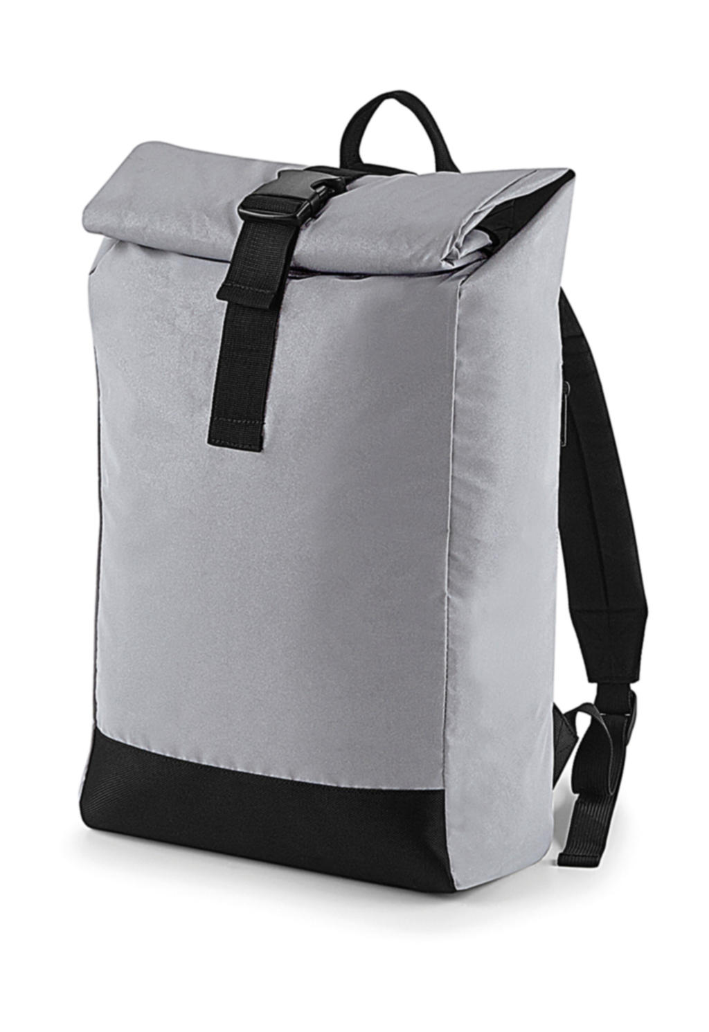  Reflective Roll-Top Backpack in Farbe Silver Reflective