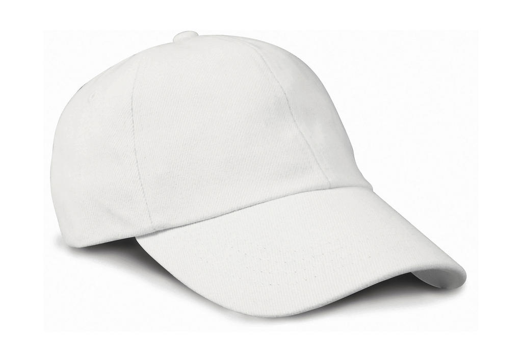 Low Profile Brushed Cotton Cap in Farbe White