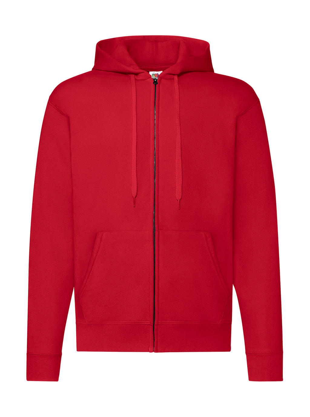  Classic Hooded Sweat Jacket in Farbe Red