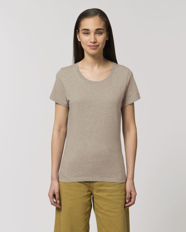 T-Shirt Stella Expresser in Farbe Heather Sand
