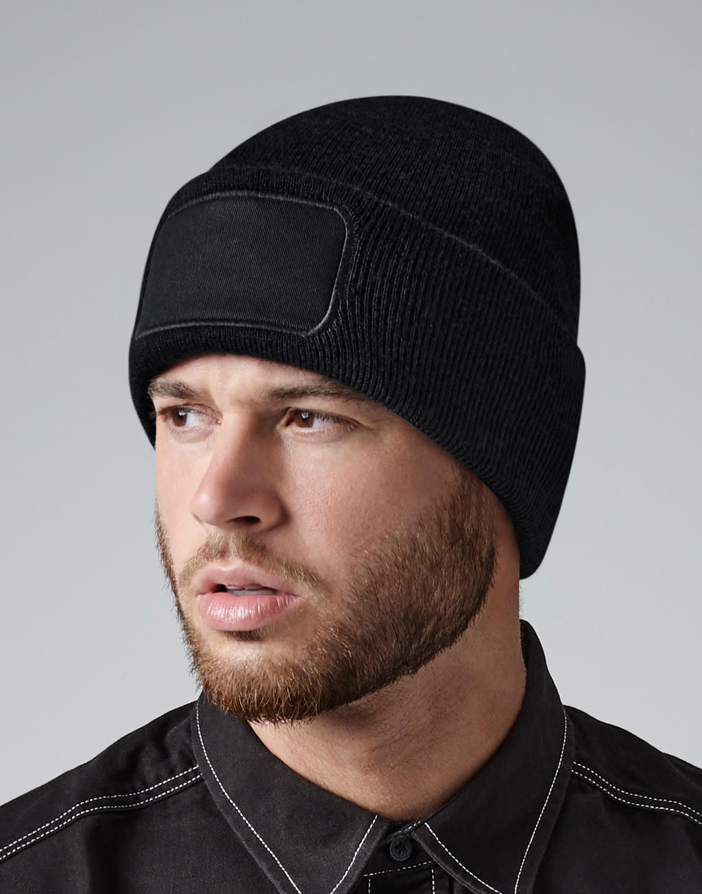  Recycled Original Patch Beanie in Farbe Black