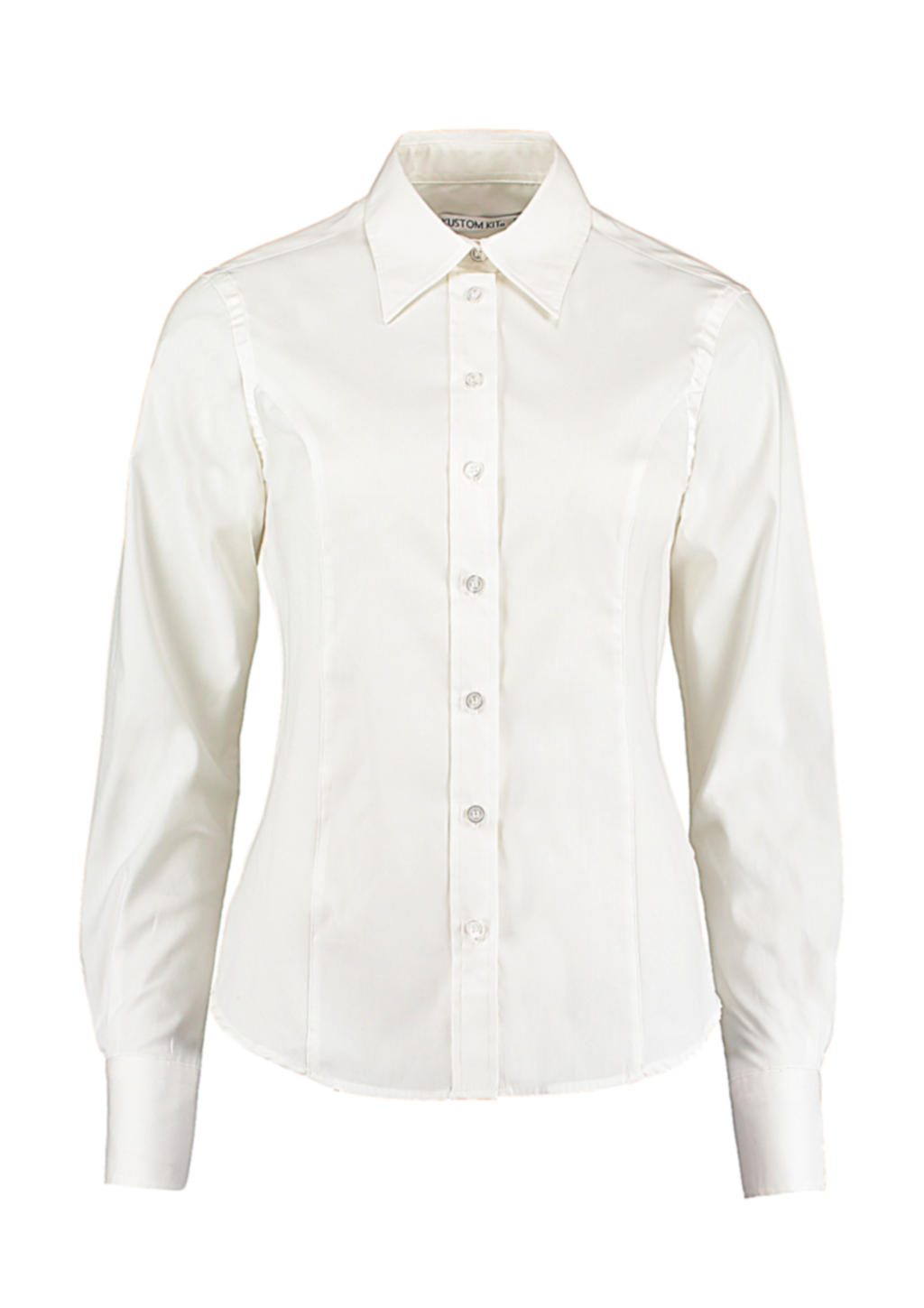  Womens Tailored Fit Premium Oxford Shirt in Farbe White