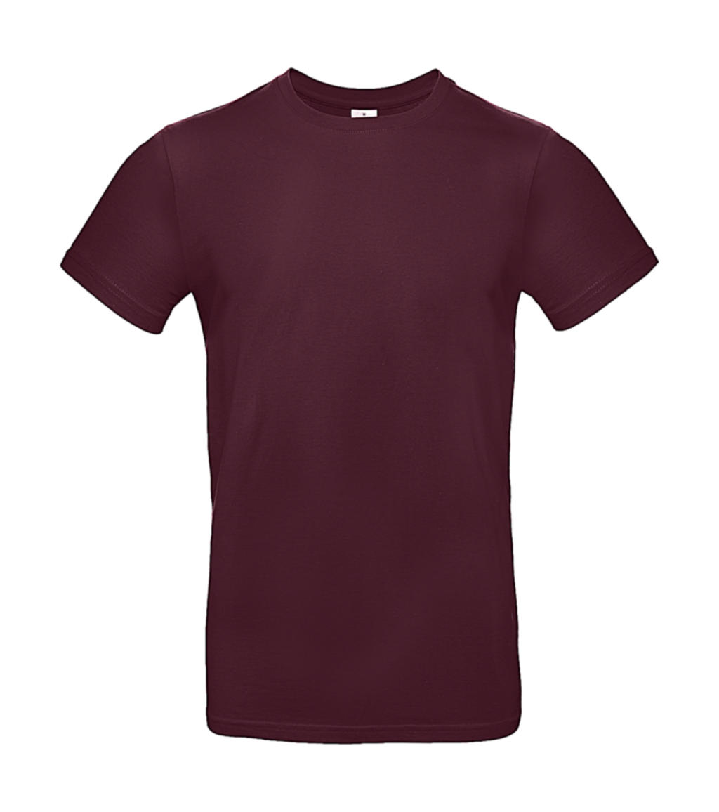  #E190 T-Shirt in Farbe Burgundy