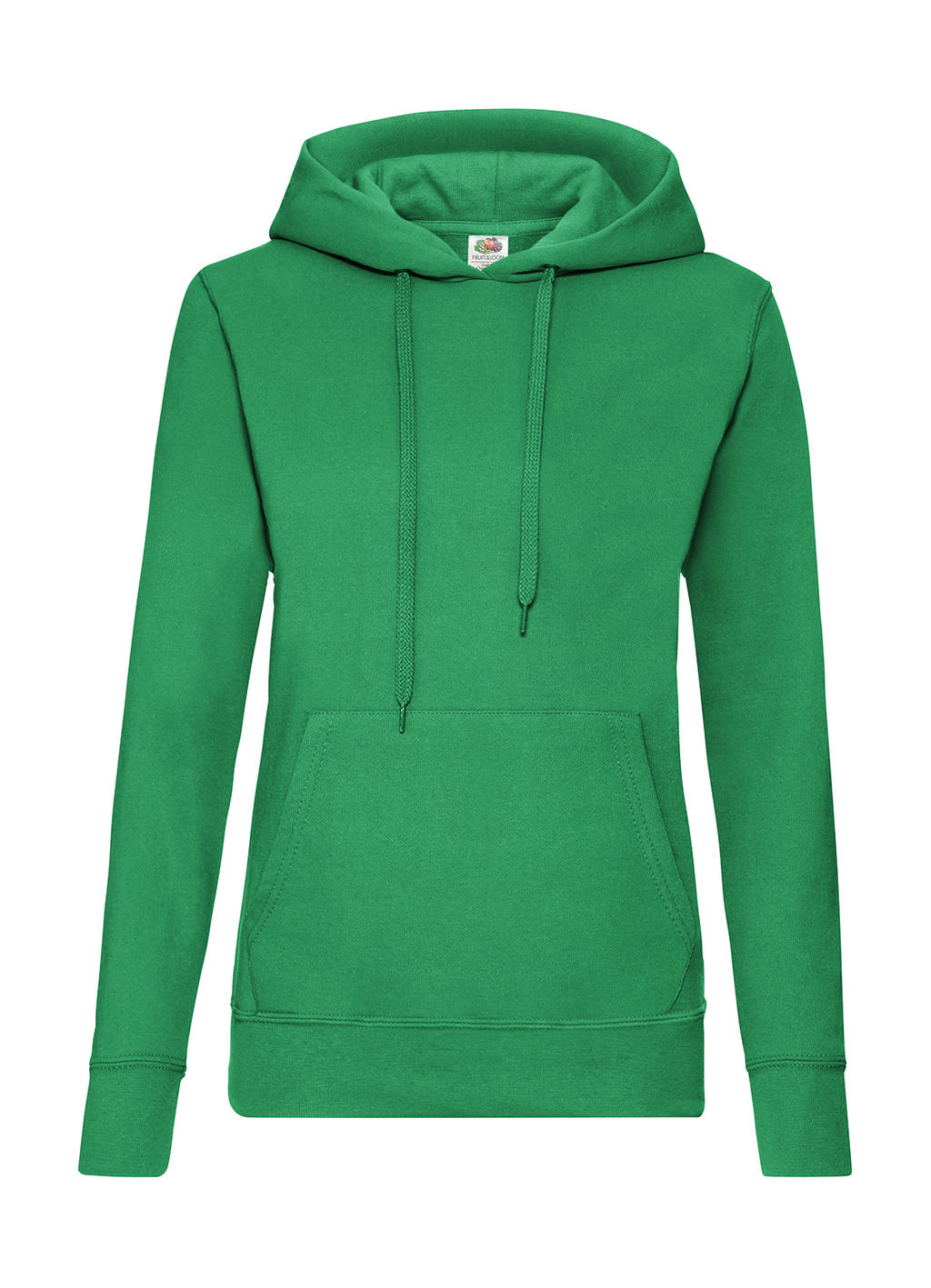 Ladies Classic Hooded Sweat in Farbe Kelly Green