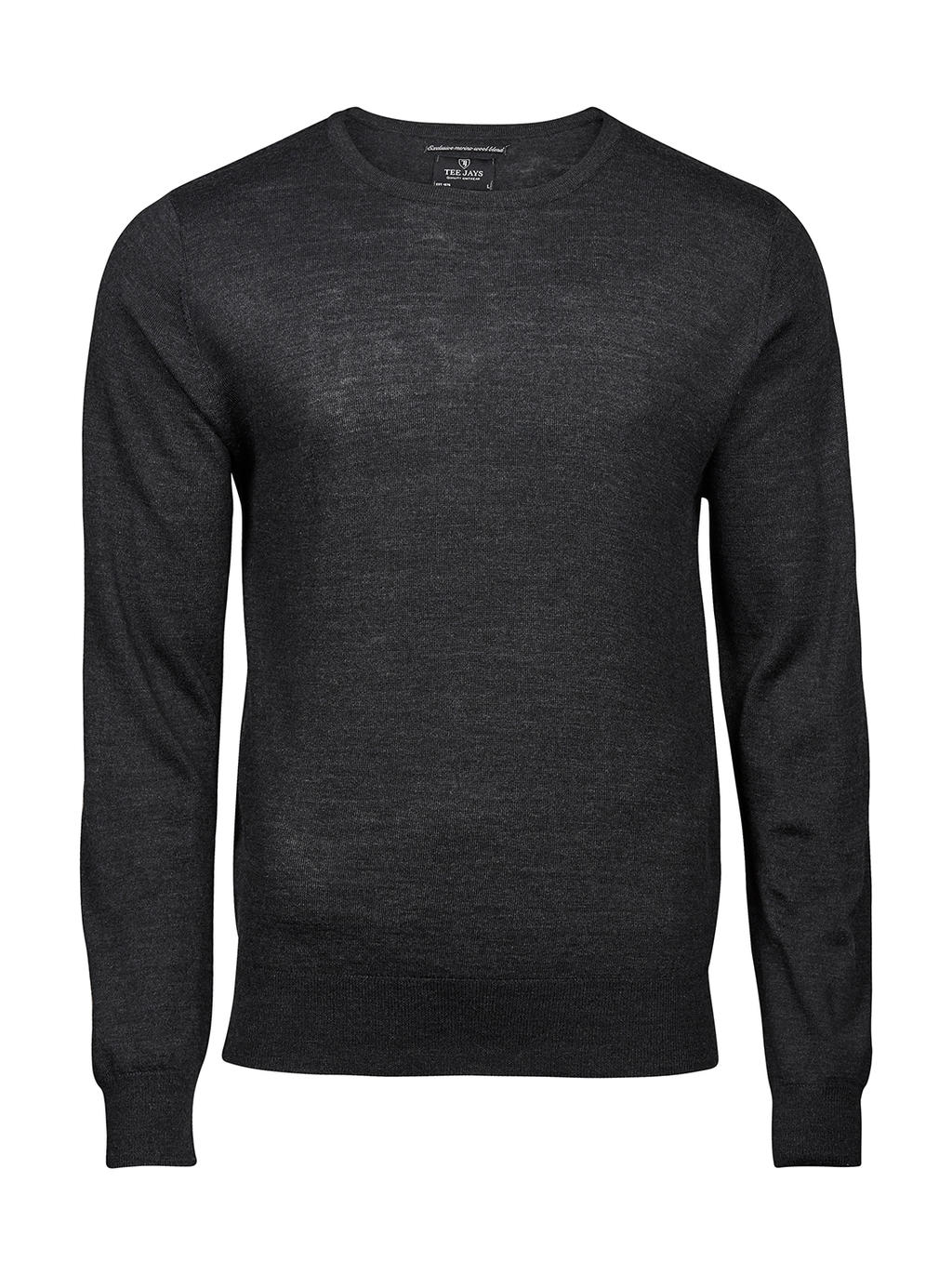  Mens Crew Neck Sweater in Farbe Dark Grey