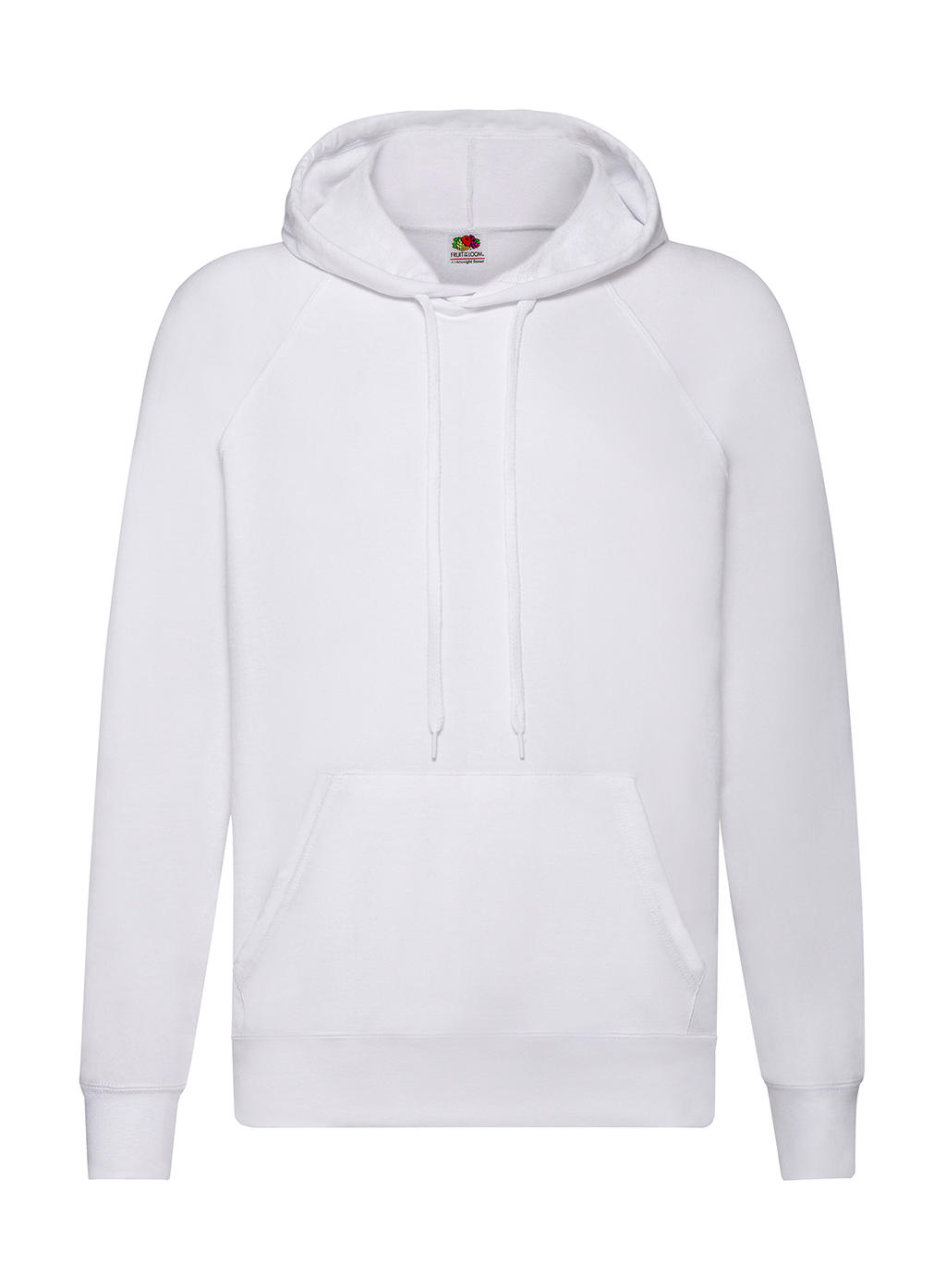  Lightweight Hooded Sweat in Farbe White