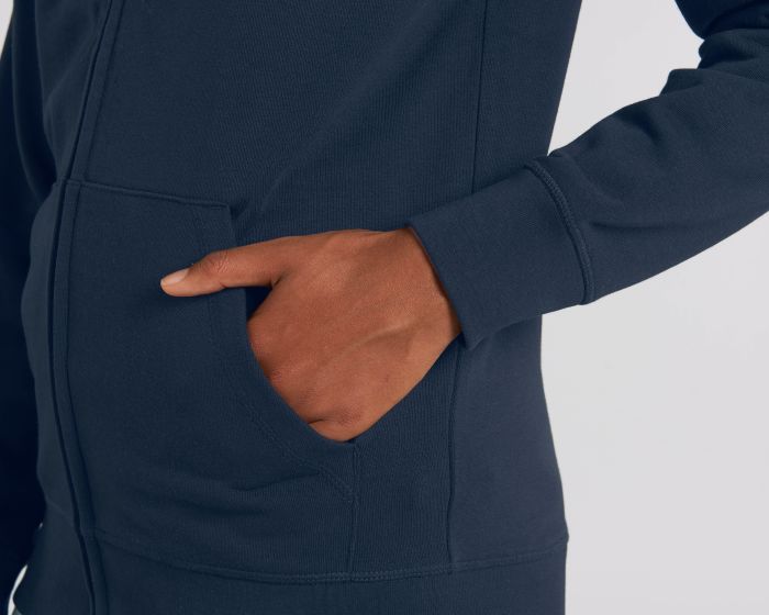Zip-thru sweatshirts Connector in Farbe French Navy