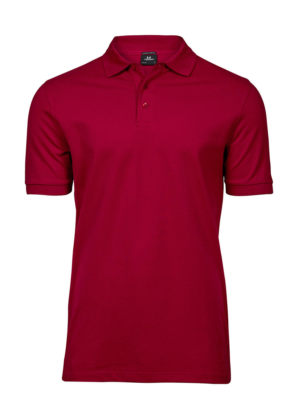  Luxury Stretch Polo in Farbe Deep Red