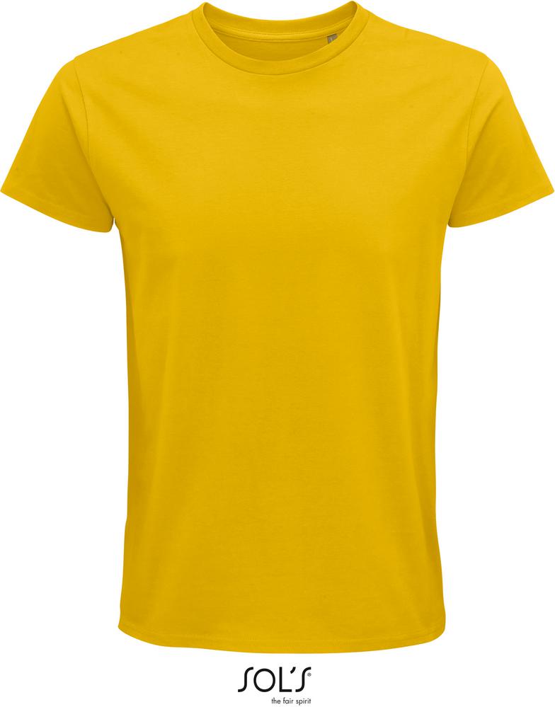 T-Shirt Pioneer Men Herren-Rundhals-T-Shirt Aus Jersey, Fitted in Farbe gold