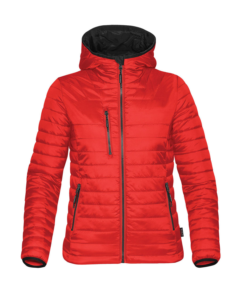  Womens Gravity Thermal Jacket in Farbe True Red/Black