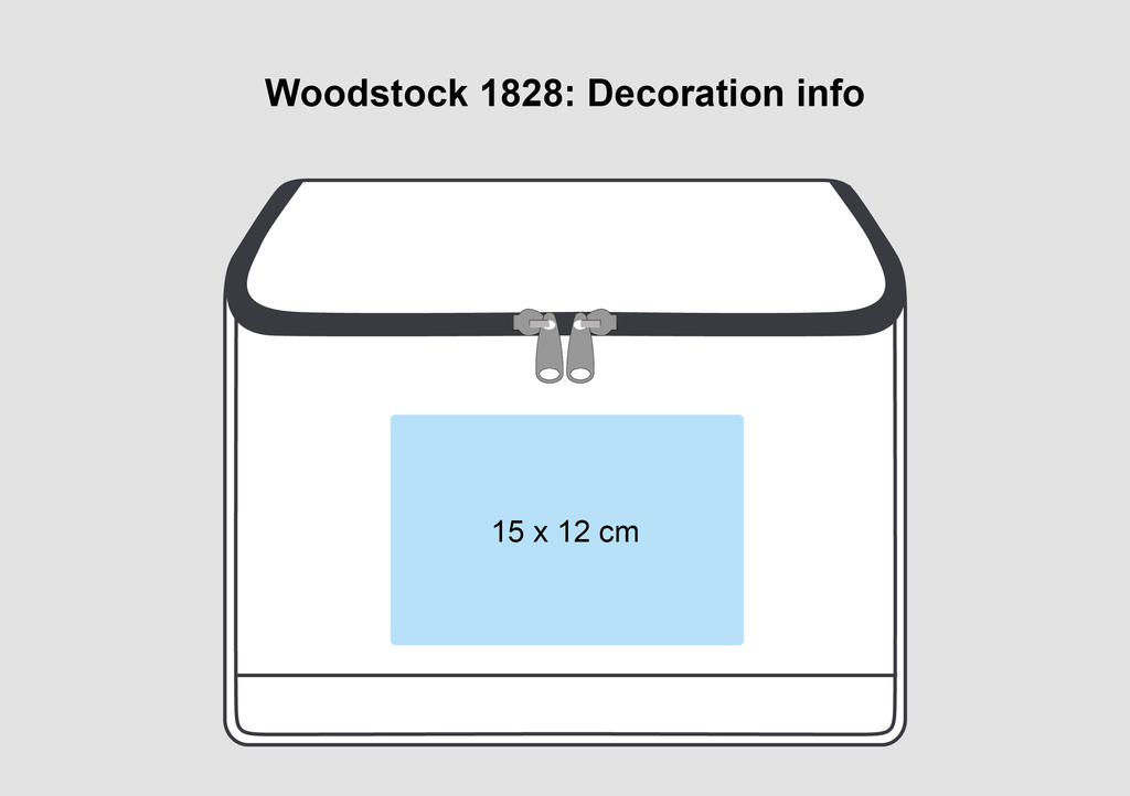  Woodstock Cooler Bag in Farbe Black