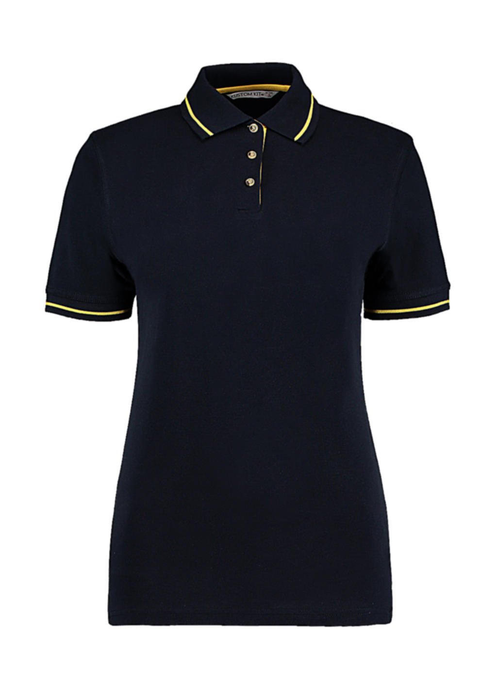  Womens St. Mellion Polo in Farbe Navy/Sun Yellow