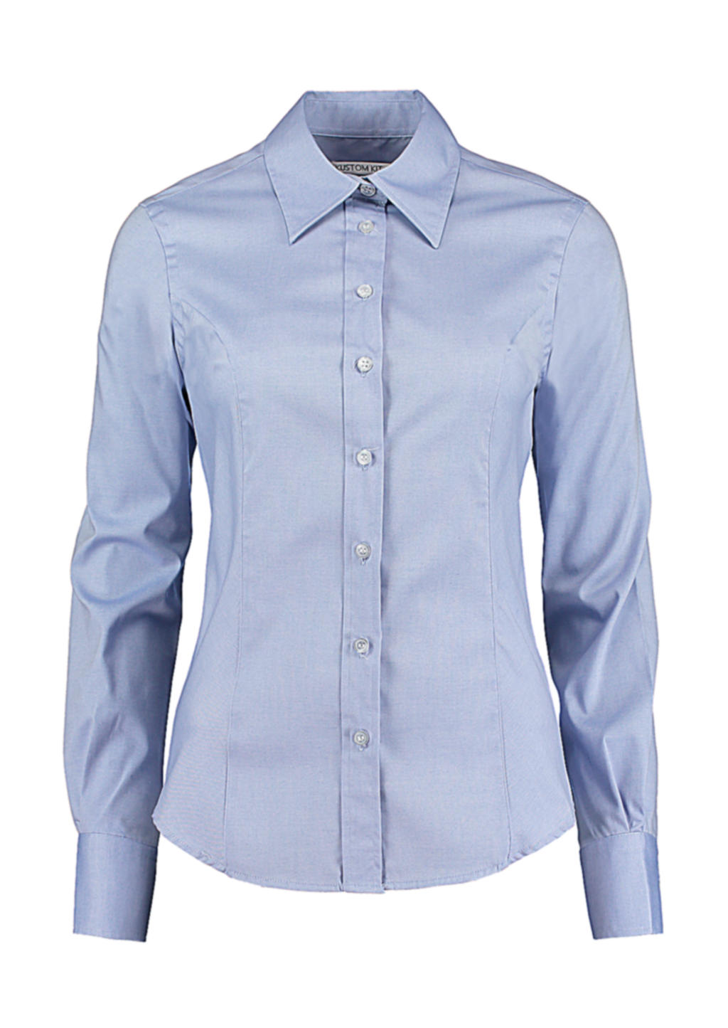  Womens Tailored Fit Premium Oxford Shirt in Farbe Light Blue