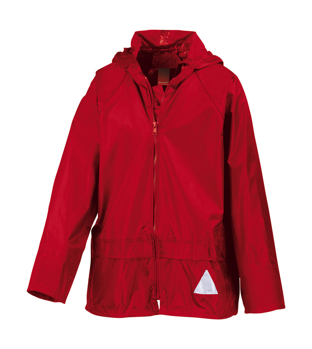  Junior Waterproof Jacket/Trouser Set in Farbe Red