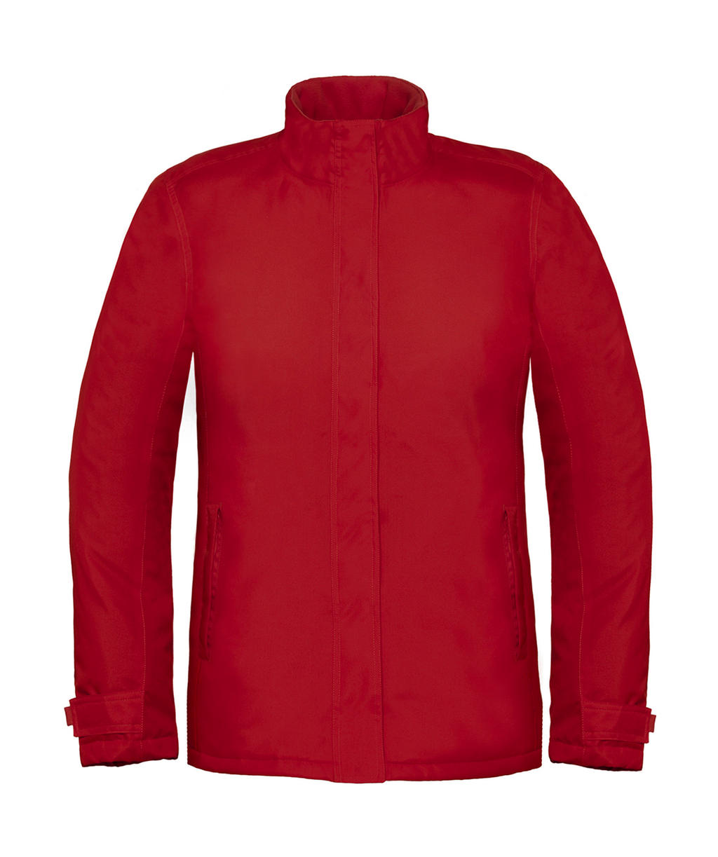  Real+/women Heavy Weight Jacket in Farbe Deep Red