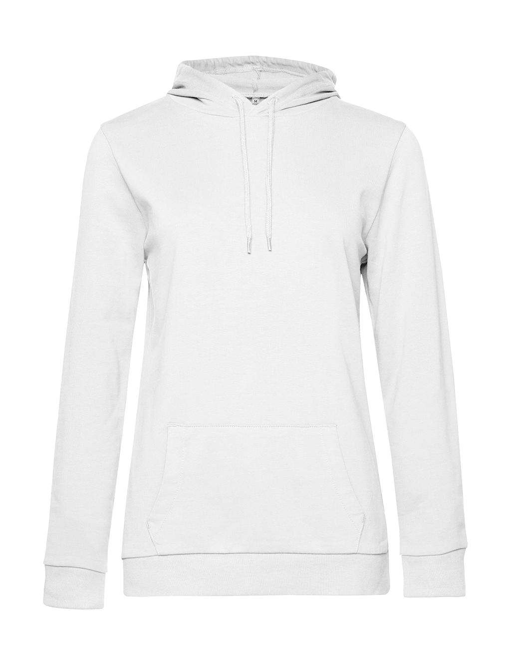  #Hoodie /women French Terry in Farbe White