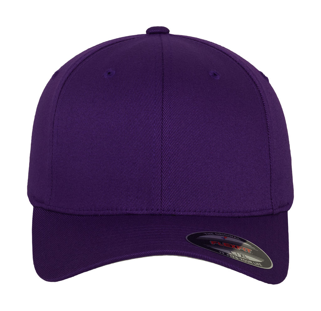  Fitted Baseball Cap in Farbe Purple