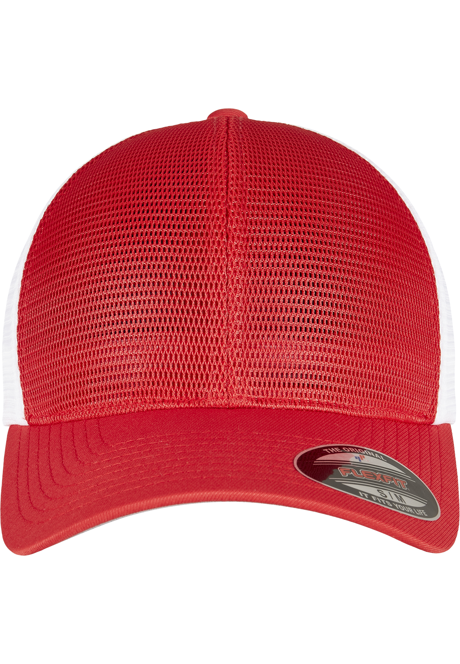 Trucker FLEXFIT 360 OMNIMESH CAP 2-TONE in Farbe red/white