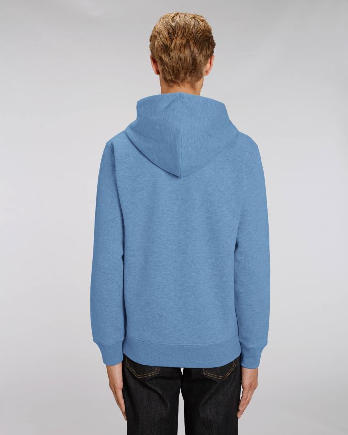 Zip-thru sweatshirts Stanley Cultivator in Farbe Mid Heather Blue