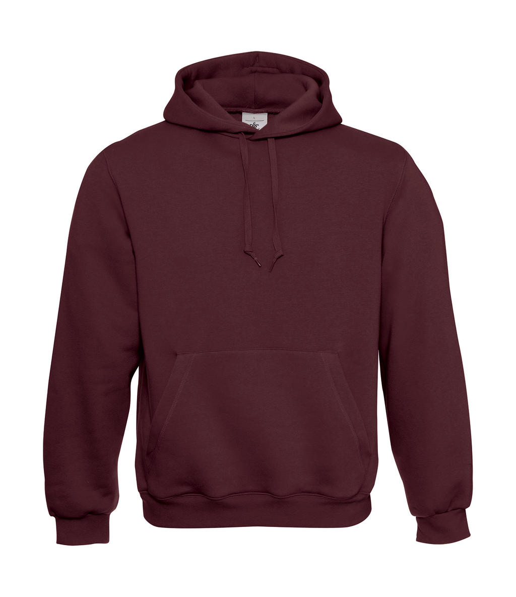  Hooded Sweatshirt in Farbe Burgundy
