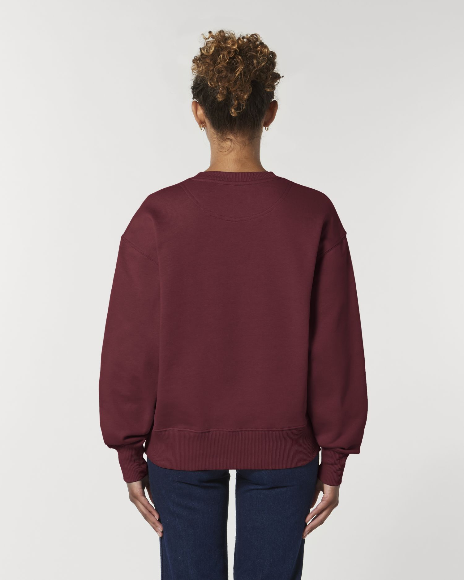 Crew neck sweatshirts Radder in Farbe Burgundy