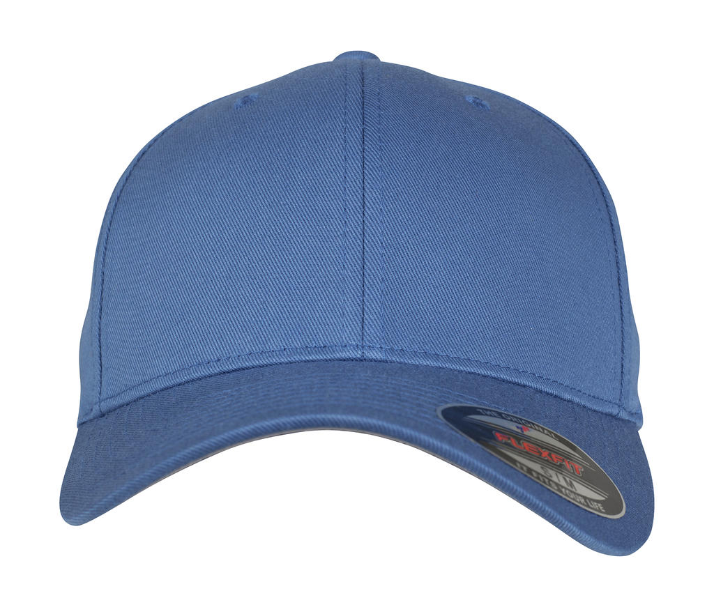  Fitted Baseball Cap in Farbe Slate Blue