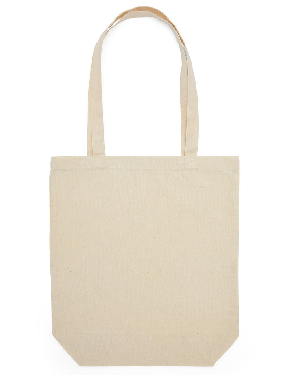  Cotton Bag LH with Gusset in Farbe Natural