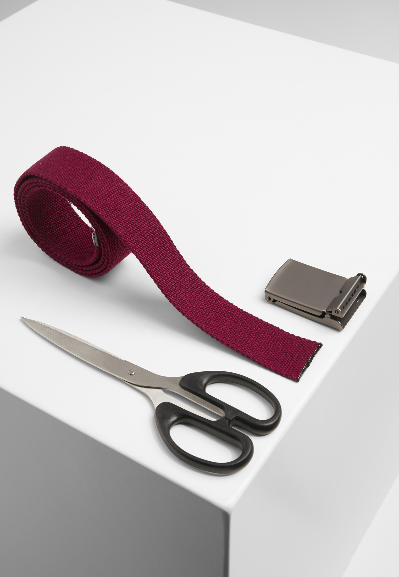 G?rtel Canvas Belts in Farbe burgundy