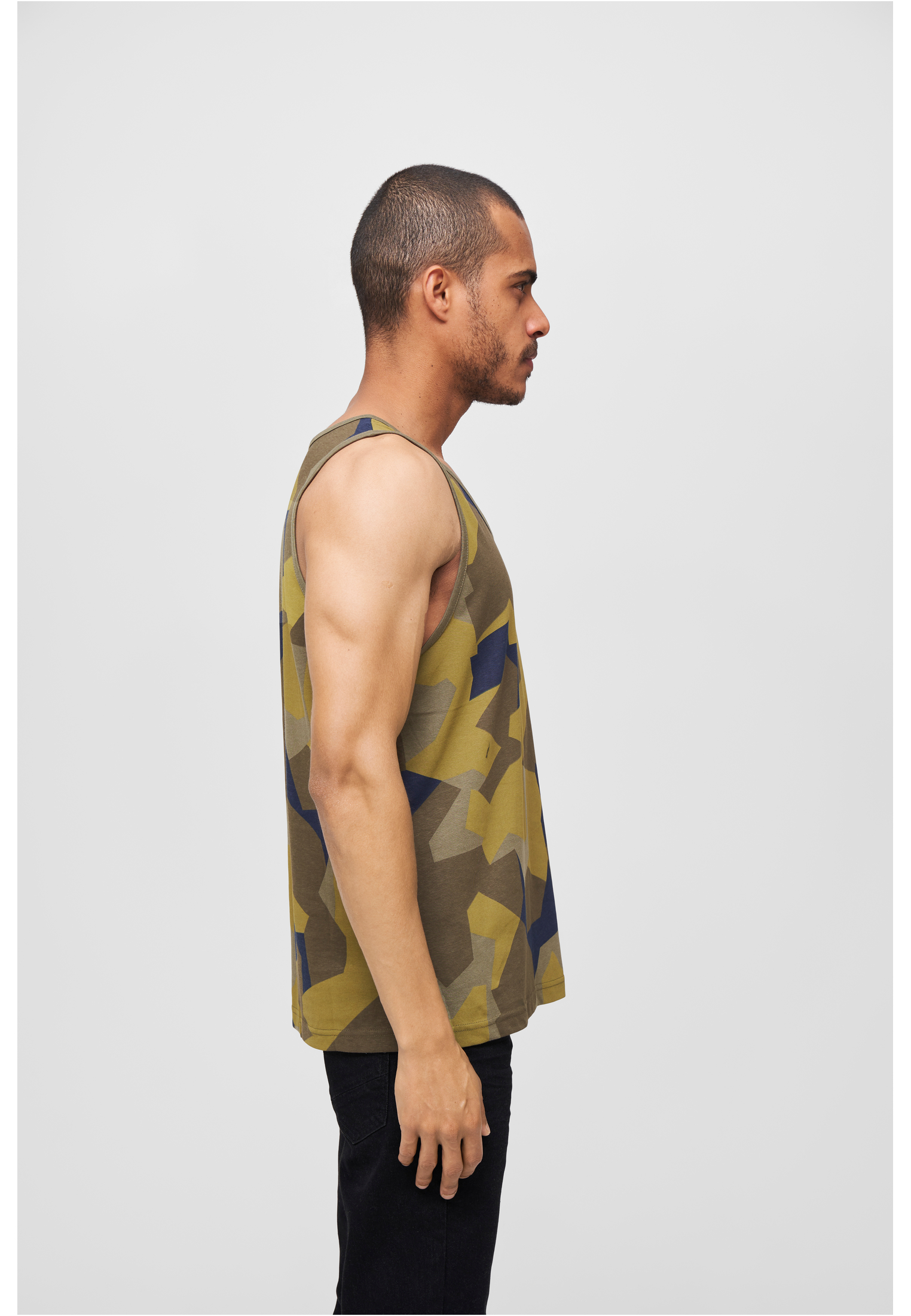T-Shirts Tank Top in Farbe swedish camo