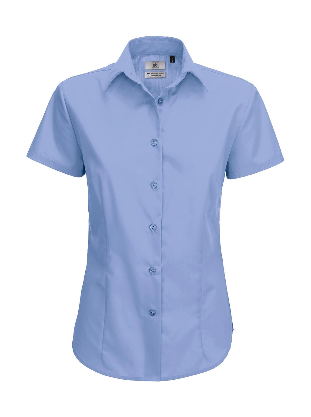  Smart SSL/women Poplin Shirt in Farbe Business Blue