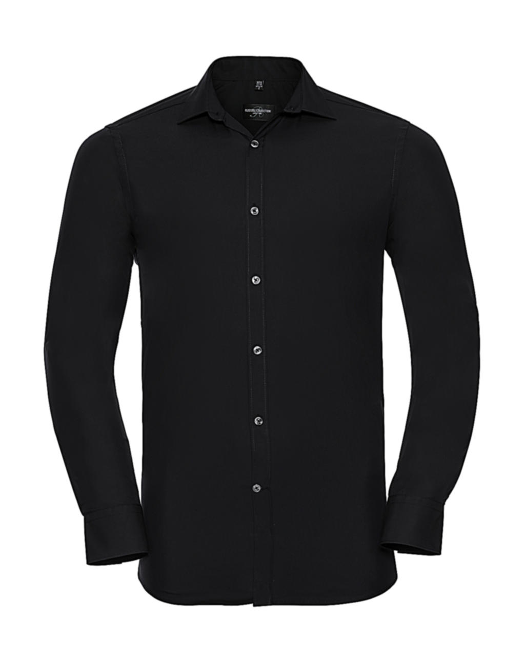  Mens LS Ultimate Stretch Shirt in Farbe Black